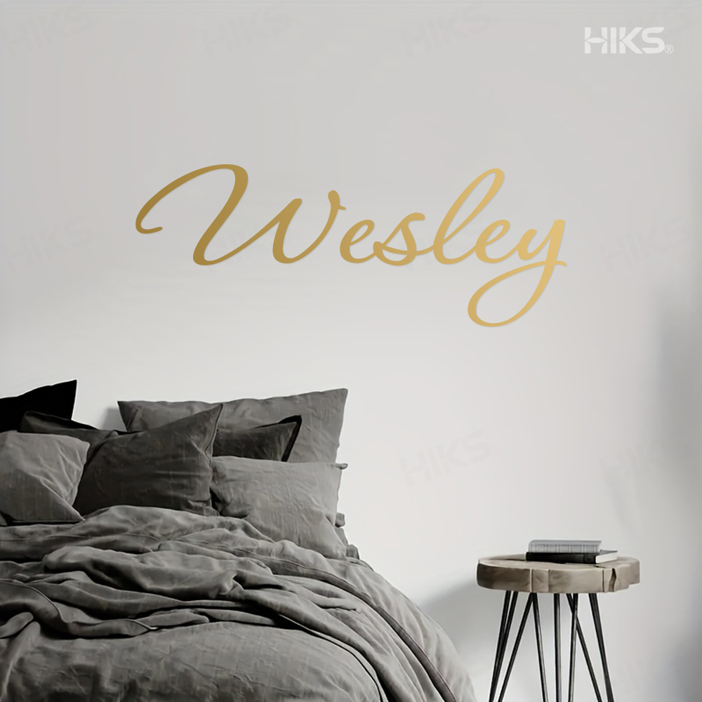 Home Decor Sticker - 1 Stück personalisierter Namens-Wandaufkleber, personalisierter Vinyl-Aufkleber