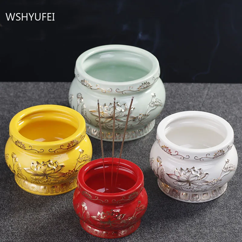 Home Decor Ikea - Traditionelle Keramik Lotus Weihrauch Brenner Ornamente