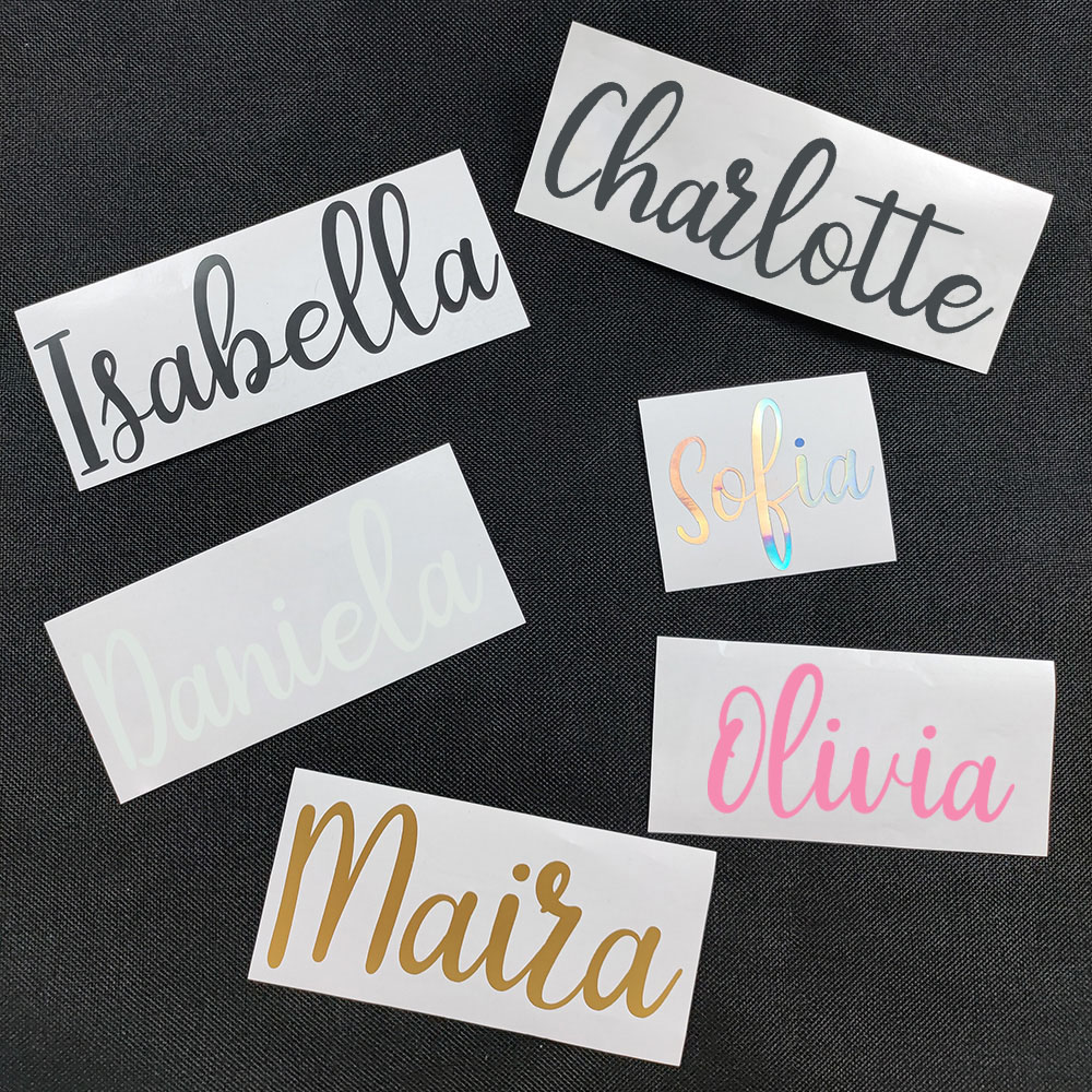 Home Decor Sticker - 1 STÜCK Anpassbarer Name Abnehmbarer Aufkleber