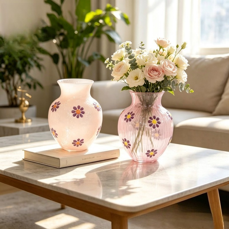 Glass Vase Nordic - Daisy Home Decoration Nordisches Modernes Einfaches