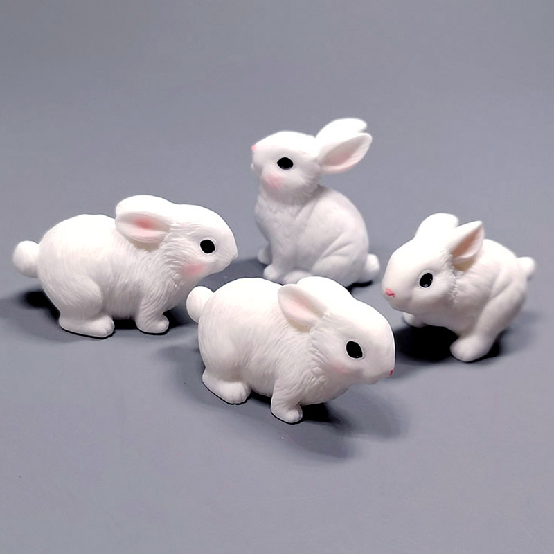 Home Decor Ikea - Künstliche Weiße Hasen Osterdekoration Simulierte Kleine