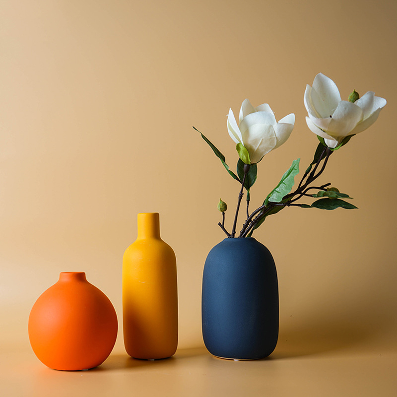Glass Vase Nordic - Nordische Keramik vase einfarbig einfache Kunst
