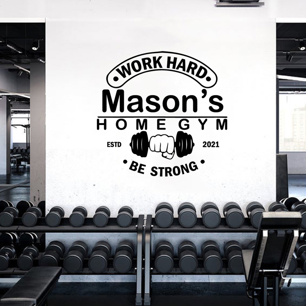 Home Decor Sticker - 1 Stück Bestseller Fitness Wandaufkleber mit