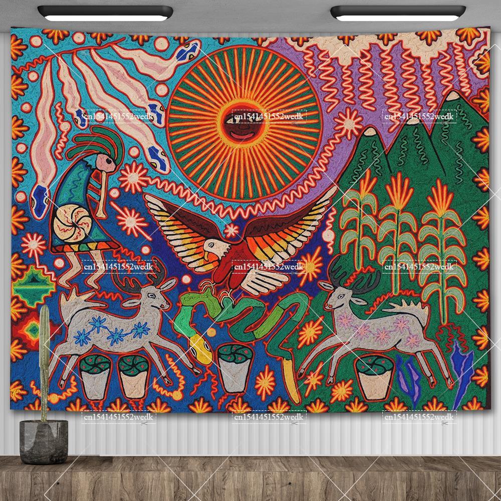 Home Decor Indonesia - Mexiko mexikanische Maya Stammes kunst Tapisserie