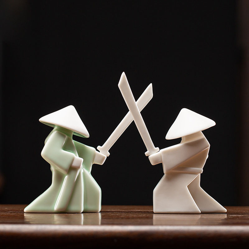 Home Decor Humacao - Schwert kämpfer ritterlichen Experten Keramik Samurai