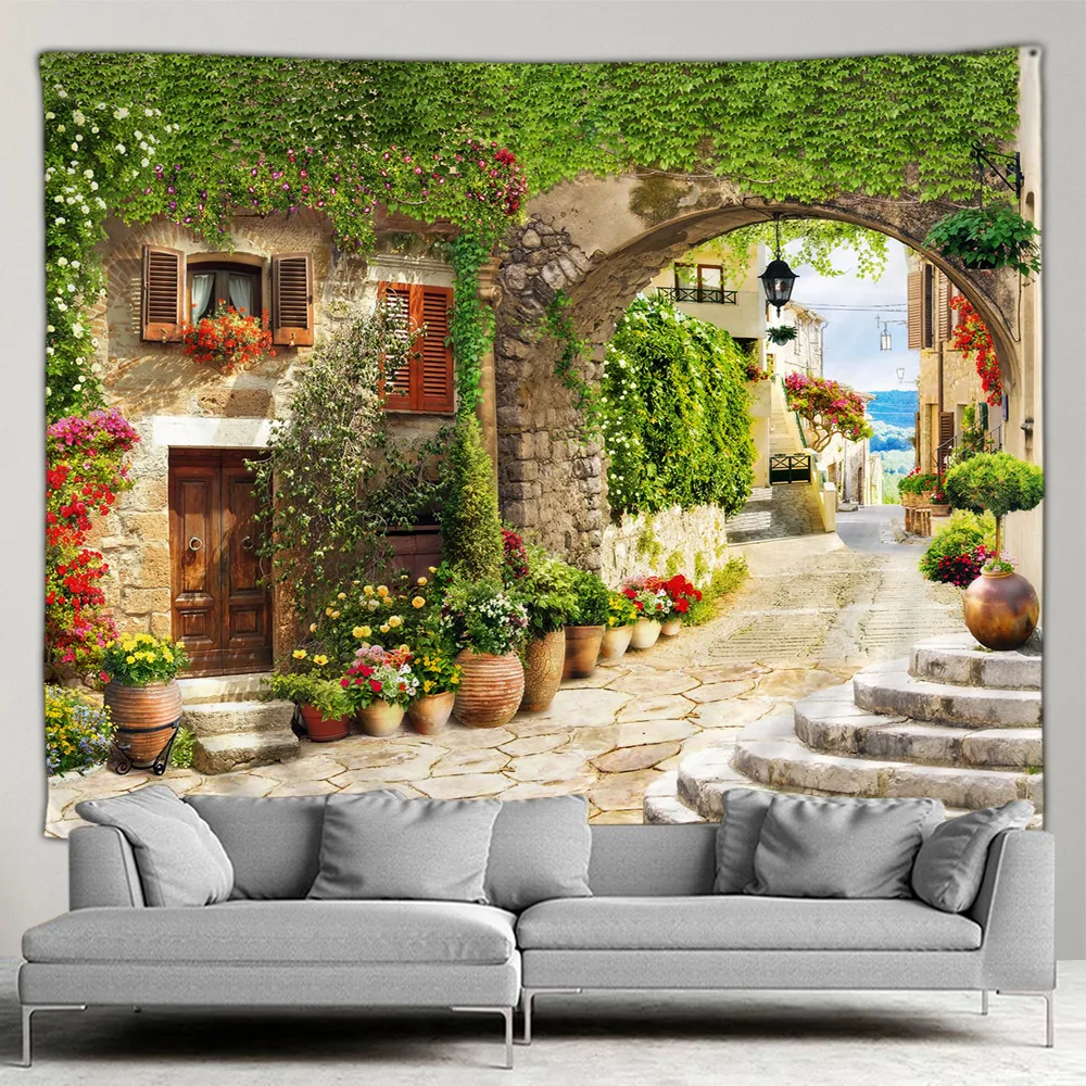Home Decor Indonesia - Garten plakat im Freien mediterrane Landschaft