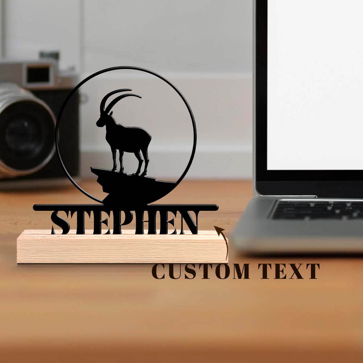Home Decor Names - 1 Stück personalisiertes Eisen-Tischornament mit individuellem