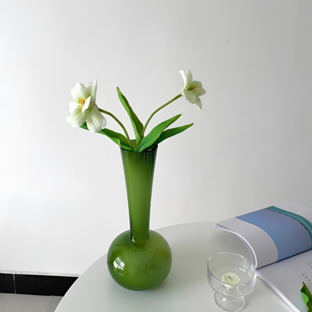 Nordischer Stil Grüne Glasvase – Glass Vase Nordic Bewertung und Preis