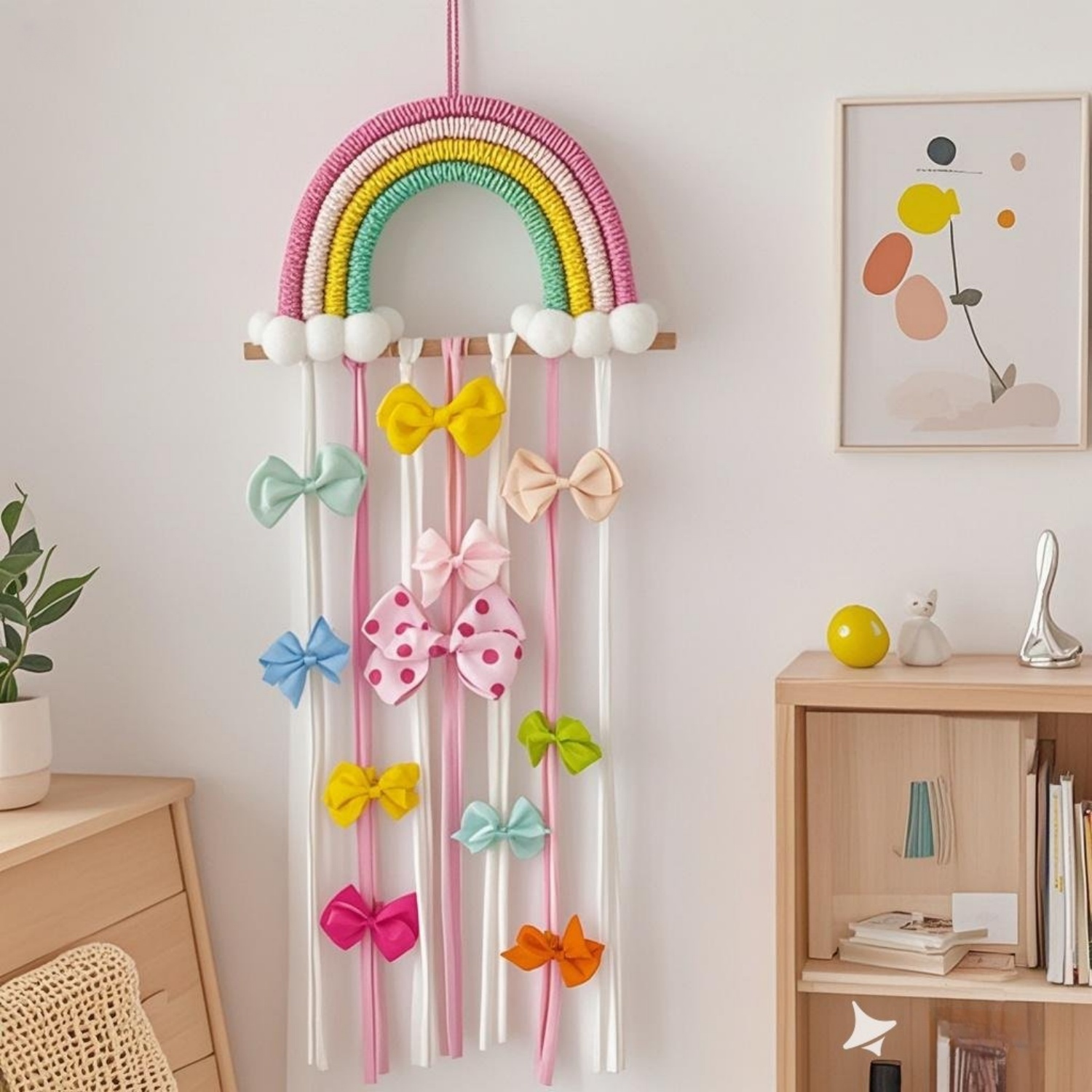 An der Wand montierte Regenbog – Yarn Home Decor Bewertung und Preis