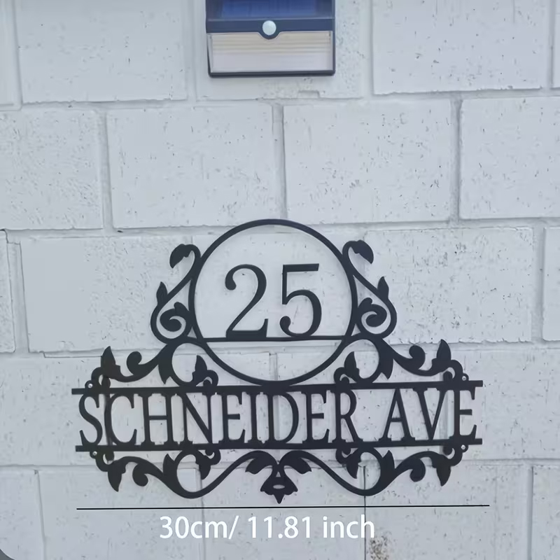 Individuelles Hausnummern- und – Home Decor Happy Bewertung und Preis