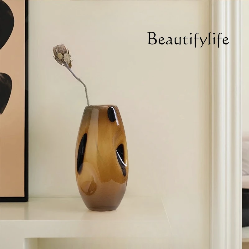 Si Nordic Kreative Braun-Schwa – Glass Vase Nordic Bewertung und Preis