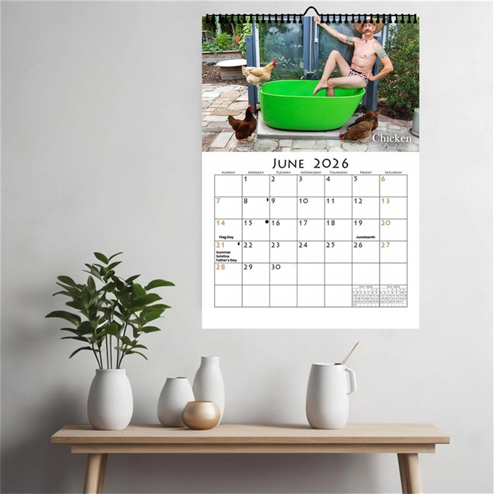 2026 Lustiger Huhn-Daddy-Wandk – Home Decor Happy Bewertung und Preis
