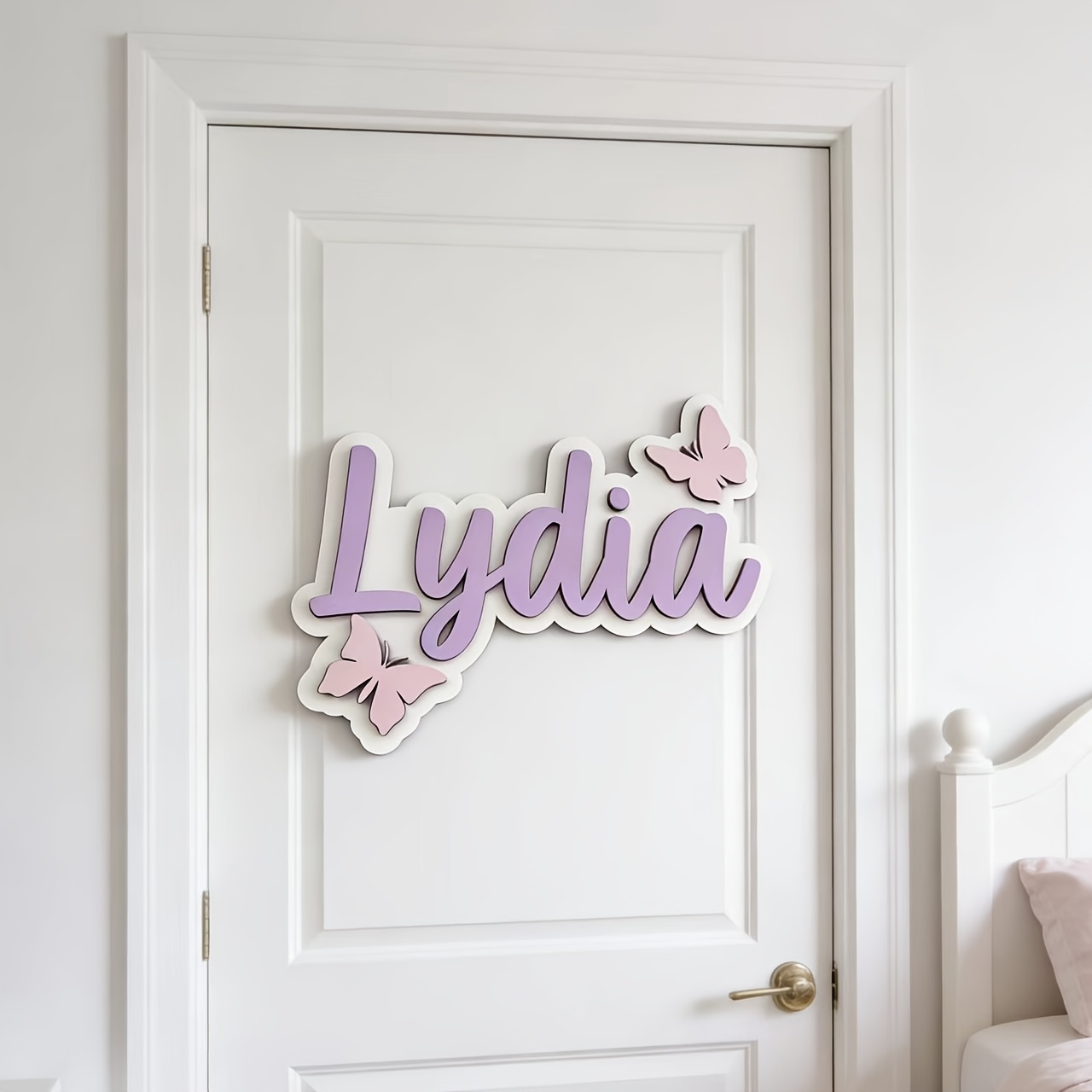 Personalisiertes blau-rosa Sch – Home Decor Names Bewertung und Preis