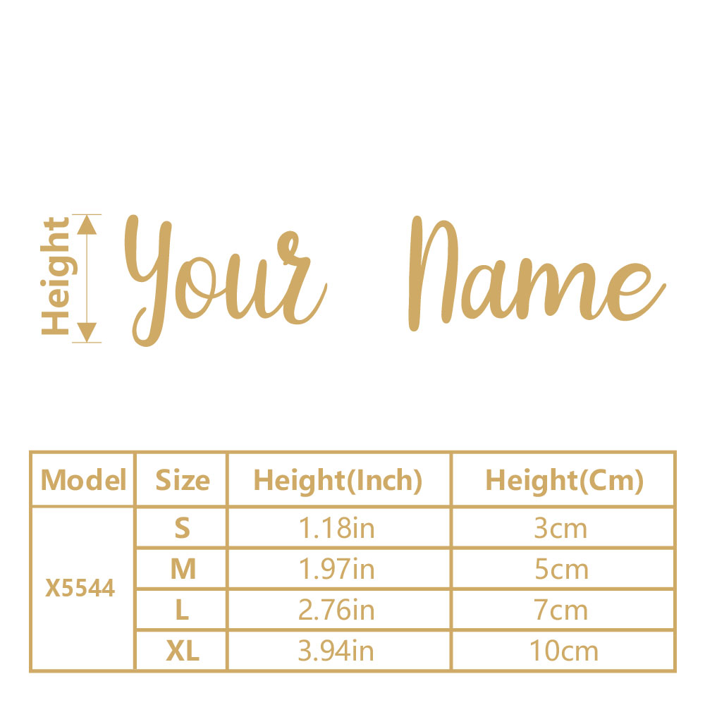 1 STÜCK Anpassbarer Name Abneh – Home Decor Sticker Bewertung und Preis