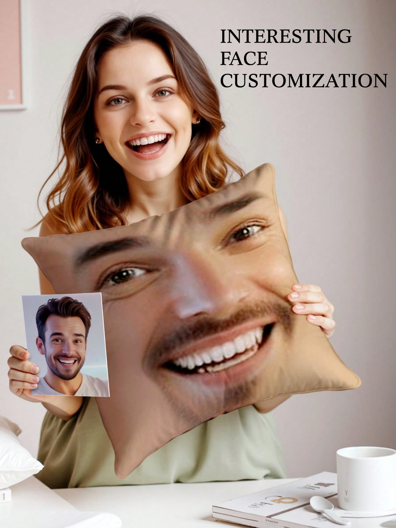 1 Stück Personalisiertes Quadr – Home Decor Fabric Bewertung und Preis