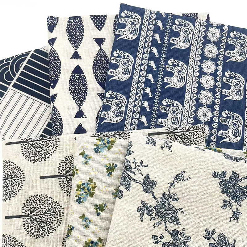 Retro Boho Blumenmuster Baumwo – Home Decor Fabric Bewertung und Preis