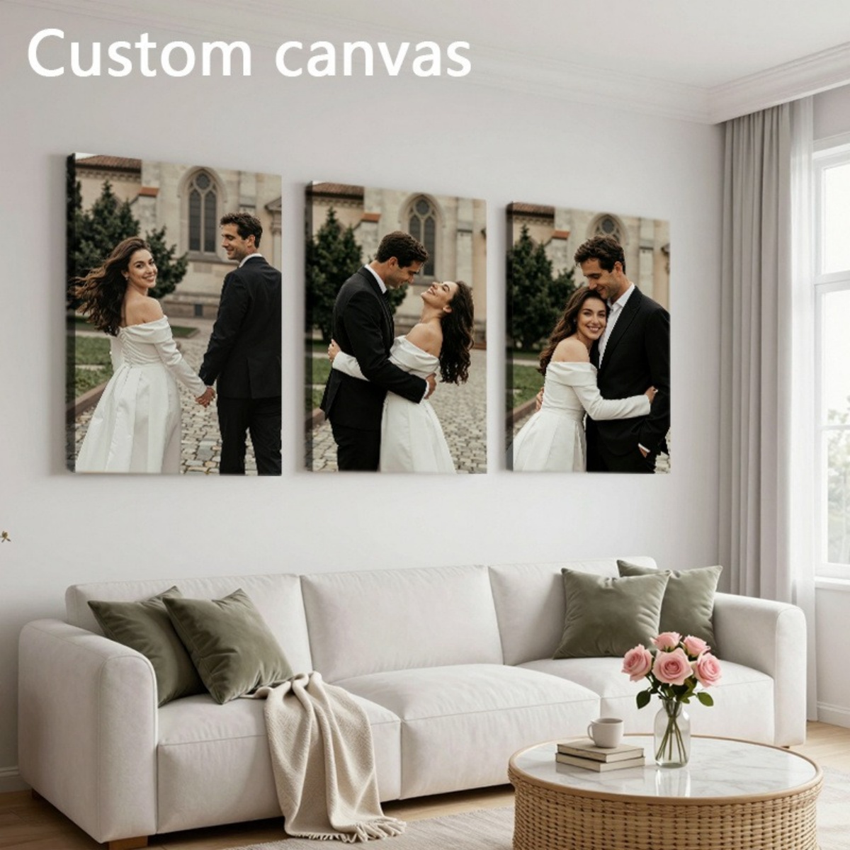Set mit 3 individuellen Fotole – Home Decor Fabric Bewertung und Preis