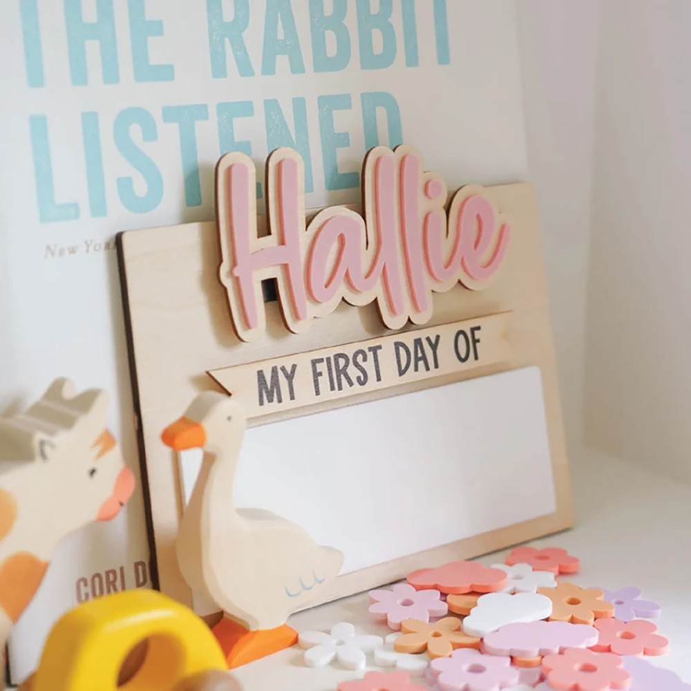 1 Stück personalisierte Holz-N – Home Decor Happy Bewertung und Preis
