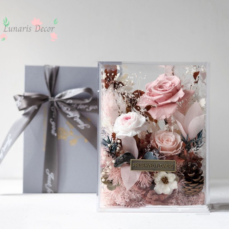 Premium-Blumenbox mit ewiger R – Home Decor Express Bewertung und Preis