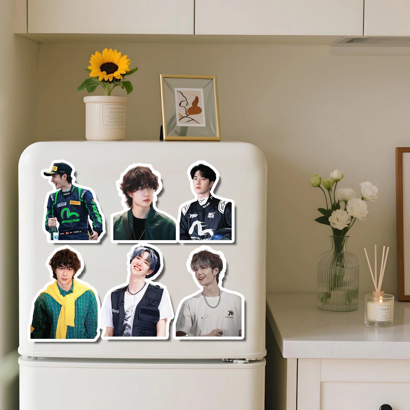 Wang Yibo Kühlschrankaufkleber – Home Decor Sticker Bewertung und Preis