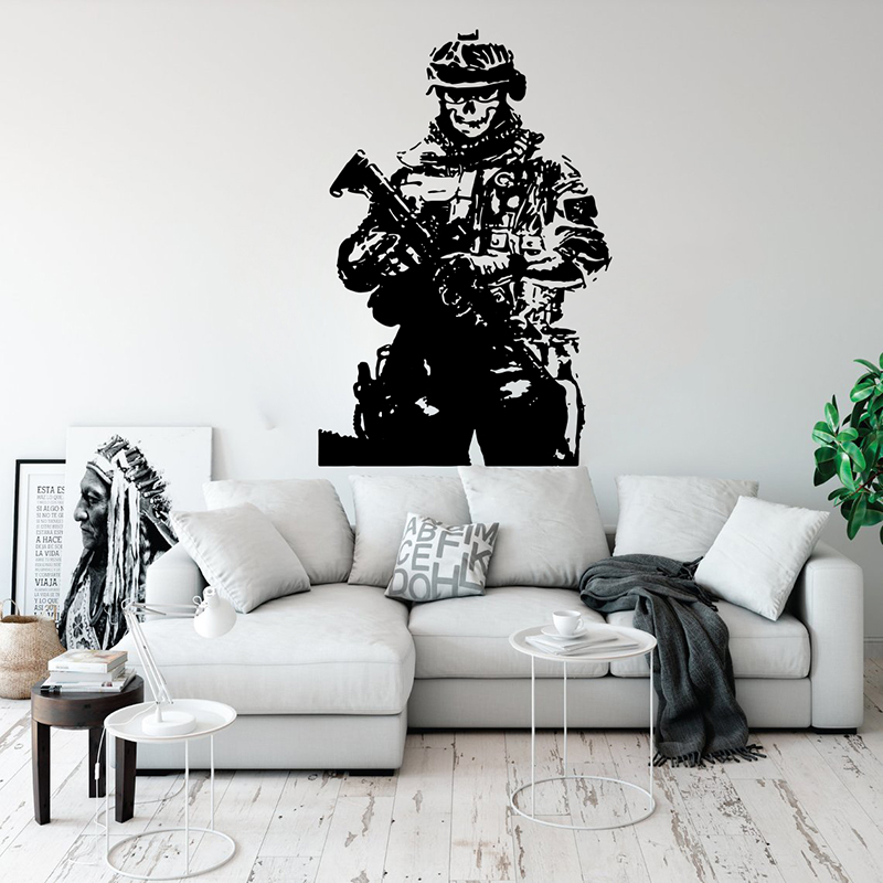 Solider Sniper Schädel Krieg W – Home Decor Y2K Bewertung und Preis