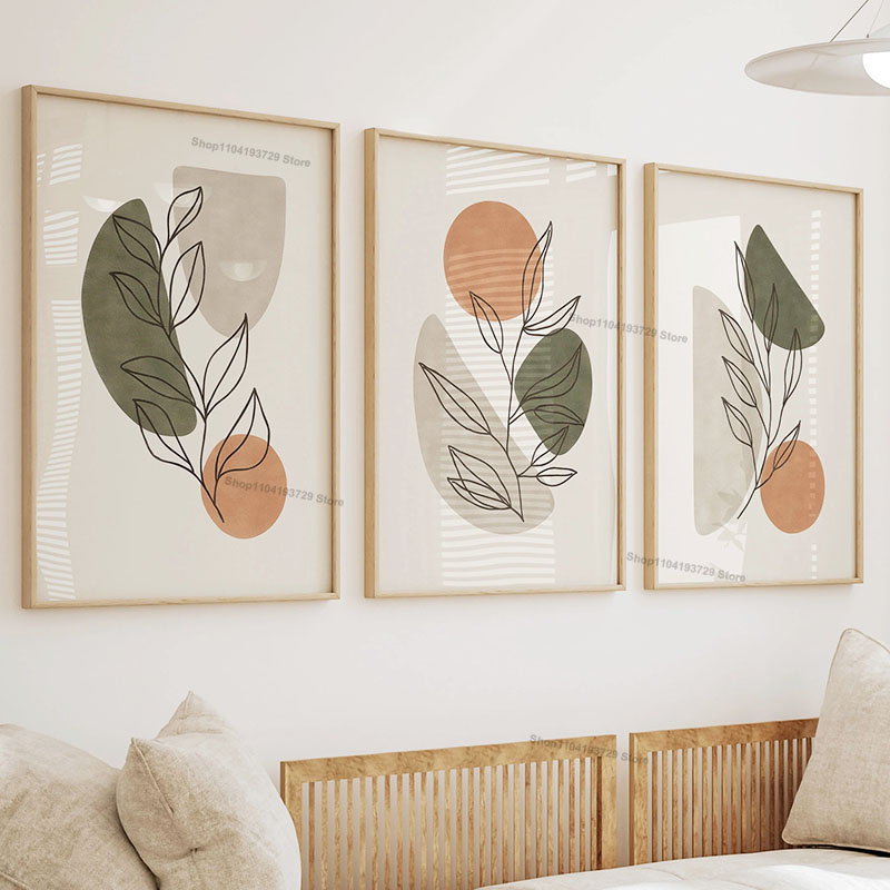 Boho Grün Orange Blatt Sonne R – Home Decor Green Bewertung und Preis