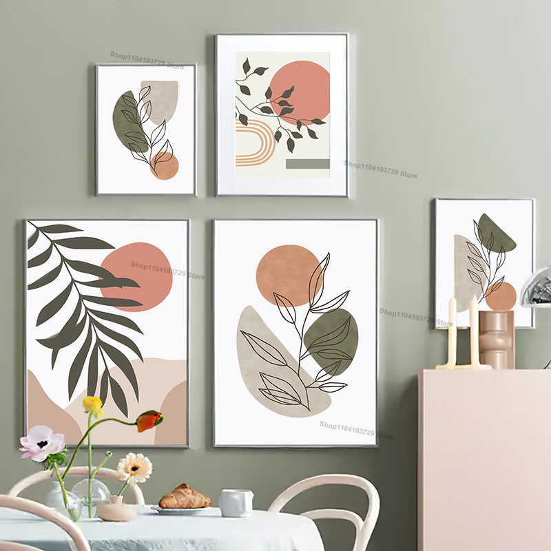 Boho Grün Orange Blatt Sonne R – Home Decor Green Bewertung und Preis
