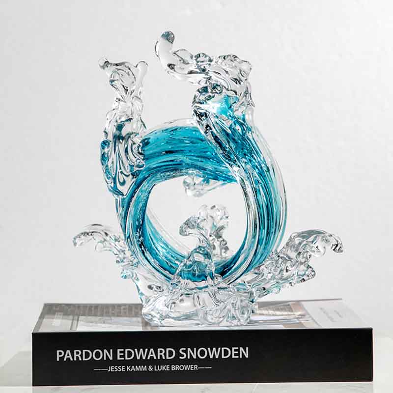 Luxus Glas Handwerk Abstrakte  – Home Decor Y2K Bewertung und Preis