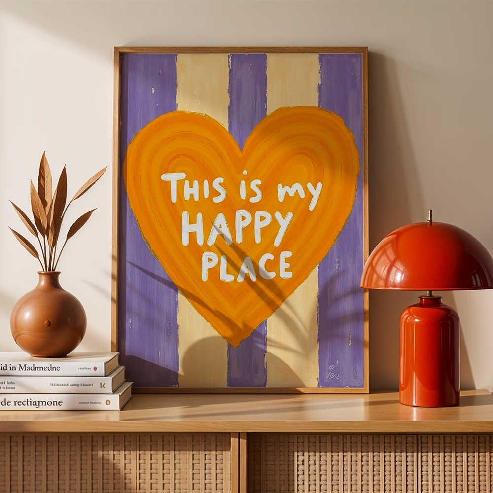 Moderner, Retro-Wandkunstdruck – Home Decor Quotes Bewertung und Preis