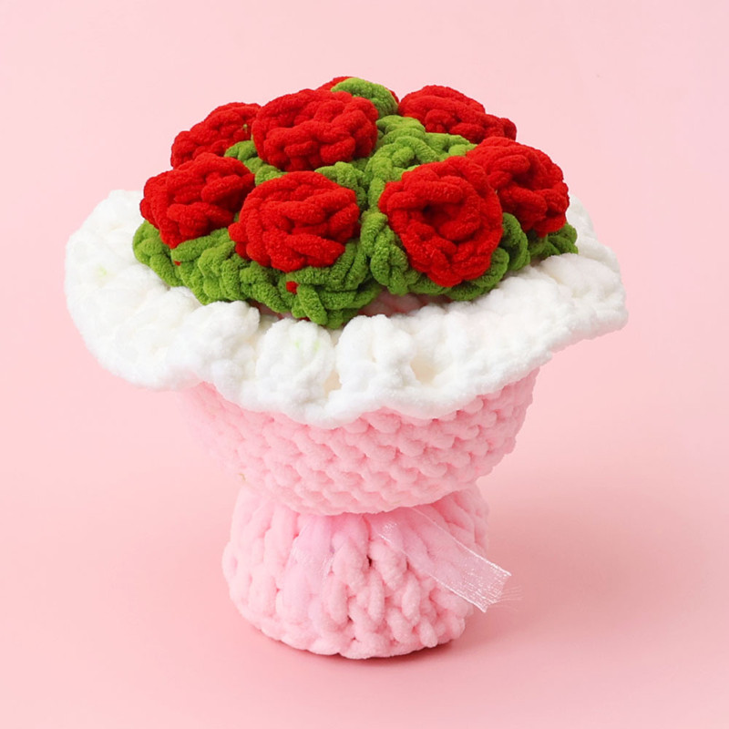 Valentinstagsgeschenk, Blumens – Yarn Home Decor Bewertung und Preis