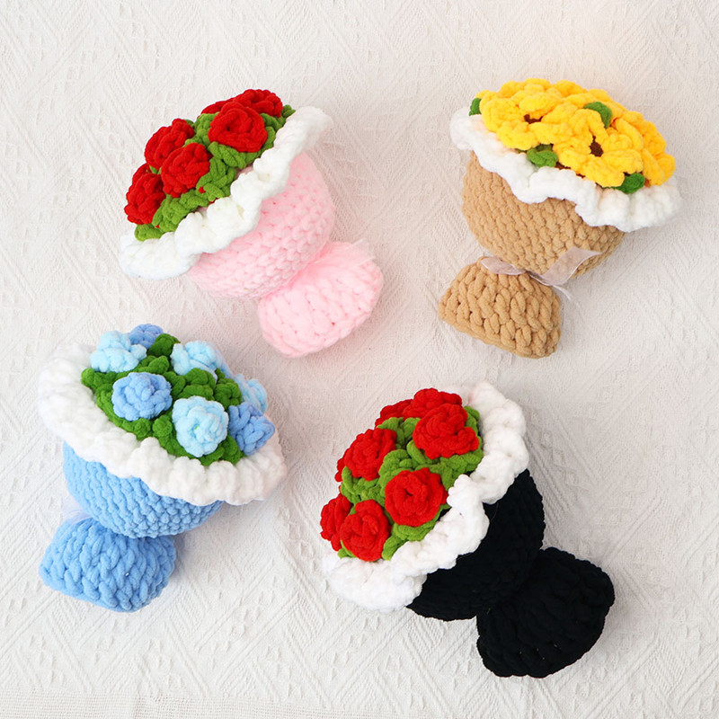 Valentinstagsgeschenk, Blumens – Yarn Home Decor Bewertung und Preis