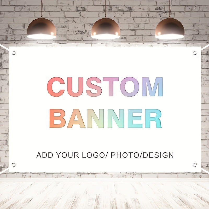 Anpassbare Fotobanner mit Ösen – Home Decor Fabric Bewertung und Preis