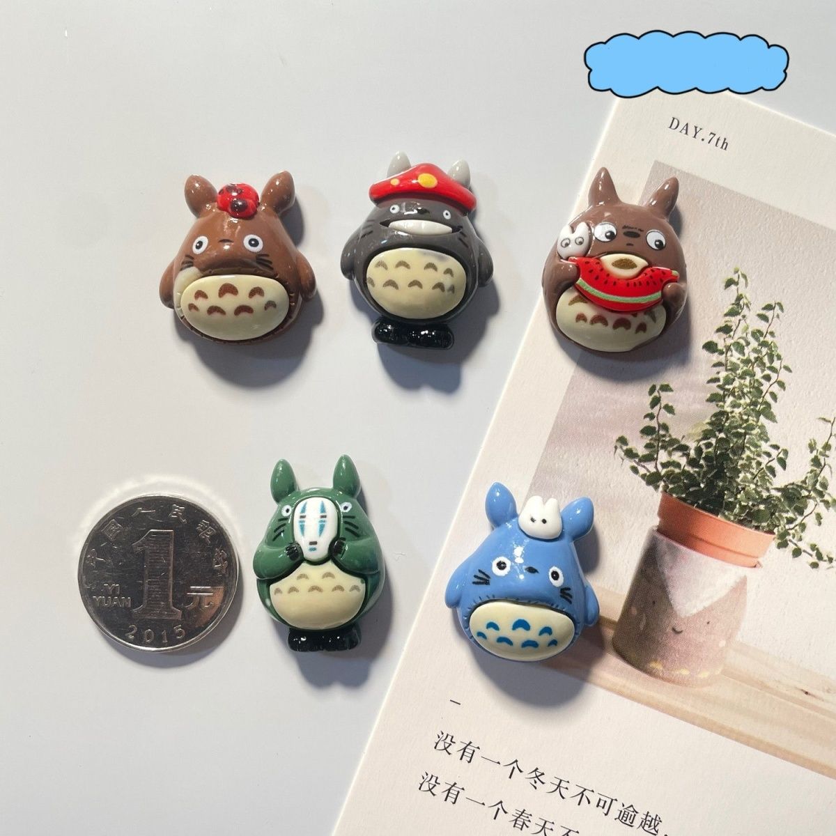 Totoro Anime Harz-Kühlschrankm – Home Decor Sticker Bewertung und Preis
