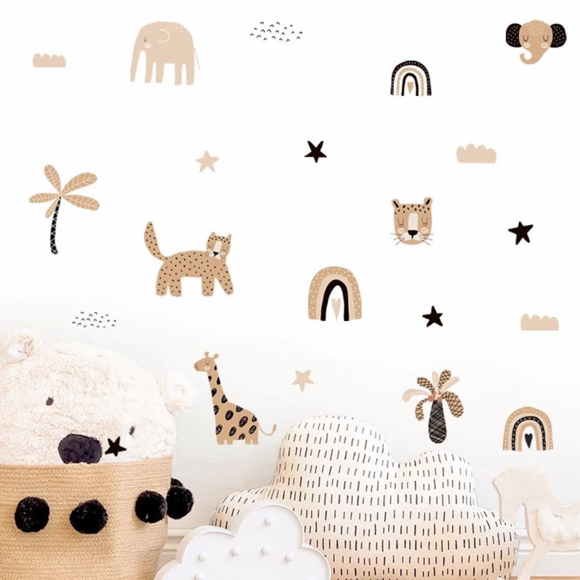 Boho Cartoon Regenbogen Stern  – Home Decor Y2K Bewertung und Preis