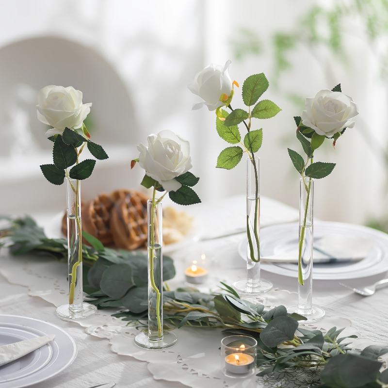 4 Stück schlanke, gerade Acryl – Glass Vase Nordic Bewertung und Preis