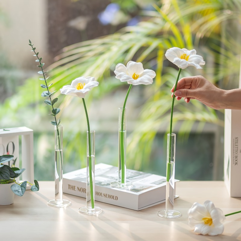 4 Stück schlanke, gerade Acryl – Glass Vase Nordic Bewertung und Preis
